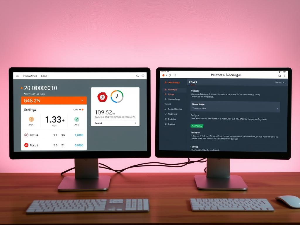 Focus apps for dual monitor productivity