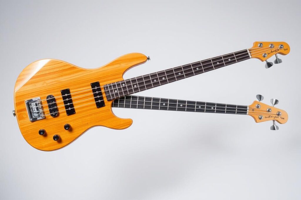 Four-string electric bass guitar