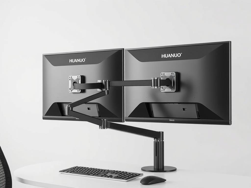 HUANUO Dual Monitor Mount for productivity setup