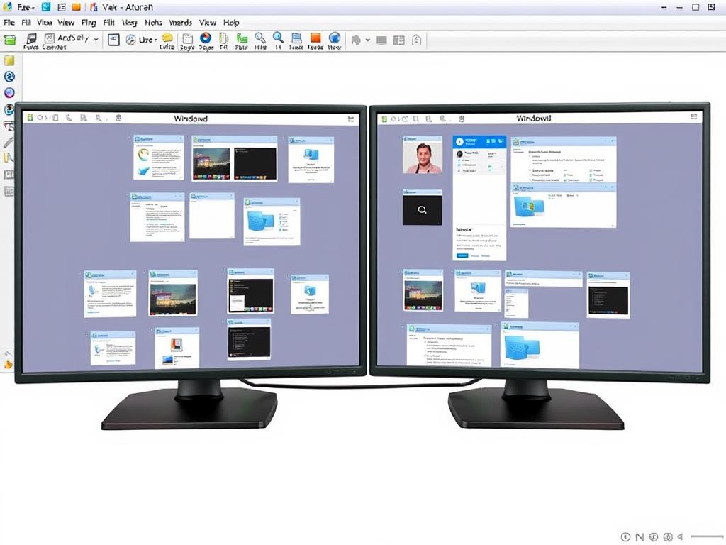 Window management software for dual monitor productivity